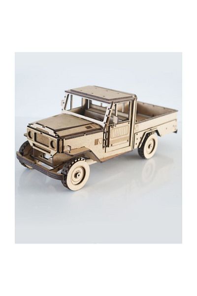 3D SERGİ 3D Wooden Lc Pickup Truck Model 135 Pieces