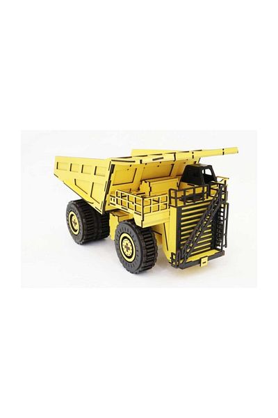 3D SERGİ 3d Wooden Load Truck Model 506 Pieces