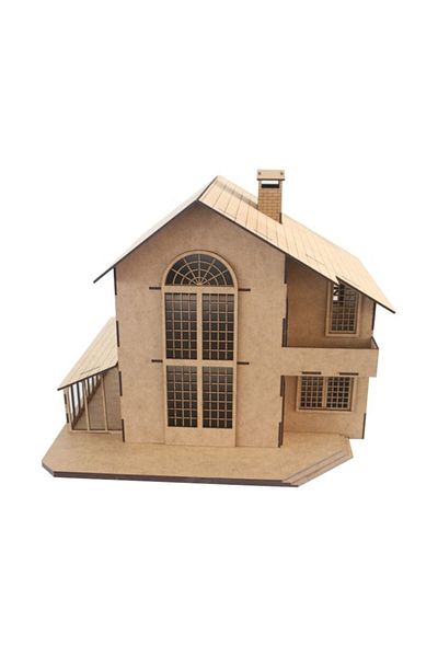 3D SERGİ 3d Wooden Maria Home Model 67 Pieces
