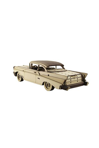 3D SERGİ Bel Air 1957 Model - 3D Exhibition Wooden Puzzle, 170 Pieces