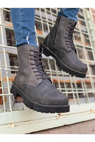 Chekich Ανδρικά Μποτάκια Anthracite