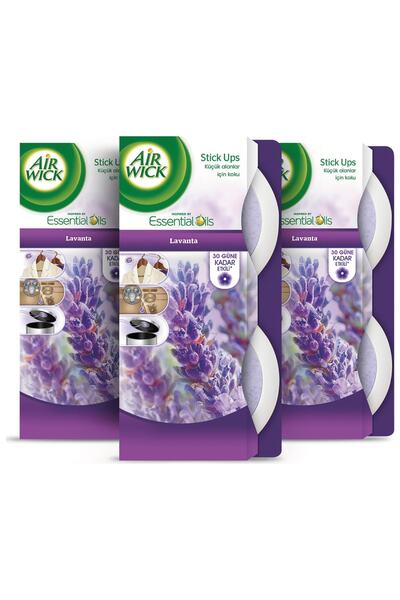 Air Wick Oda Kokusu Stick Up Dekoratif Jel Lavanta 3'lü