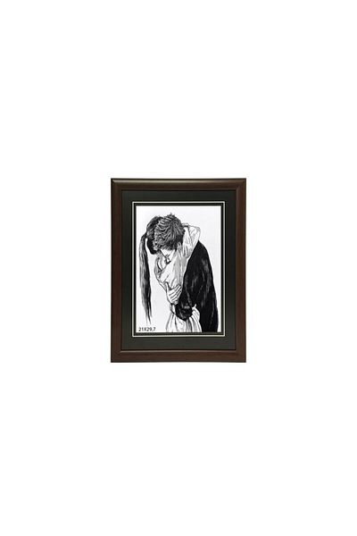 ÖZCANLAR ÇERÇEVE Gift Frame Decoration Picture Frame A4 Diploma Document Brown