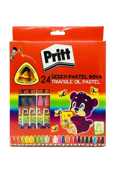 Pritt Pritt Pastel Paint - 24 Colored Triangle Cardboard Box