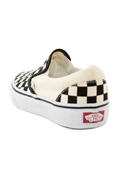 Vans 000EYEBWW1-R Vans klasické nazouvací unisex sportovní boty bílé