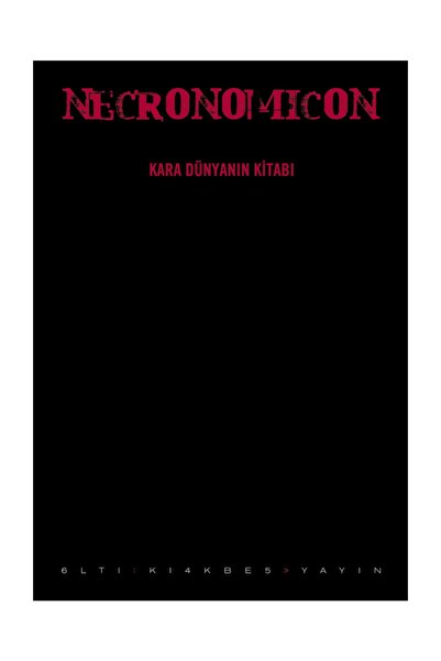 Altıkırkbeş Yayınları Necronomicon - Kara Dünyanın Kitabı  H. G. Ginger