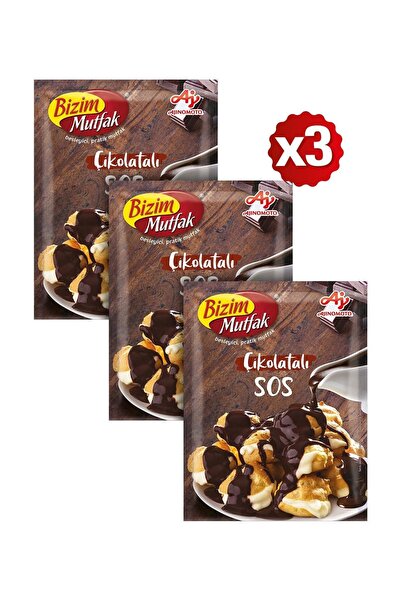 Bizim Mutfak Çikolatalı Sos 128 Gr 3'Lü Paket