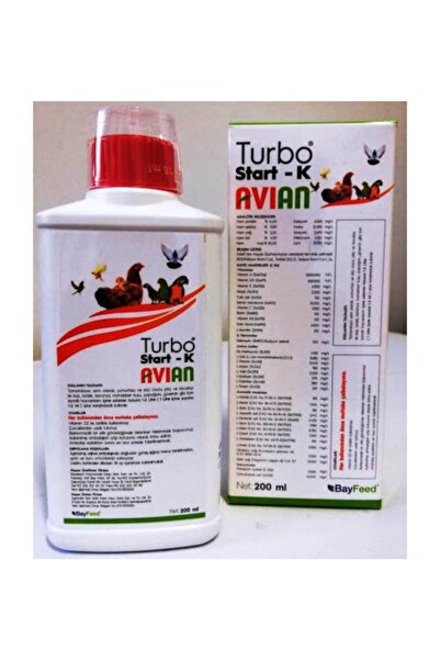 PROVET Turbo Start-k Vitamin-kanatlı Oral Vitamin-avian Hayvan Sağlık Tavuk V...