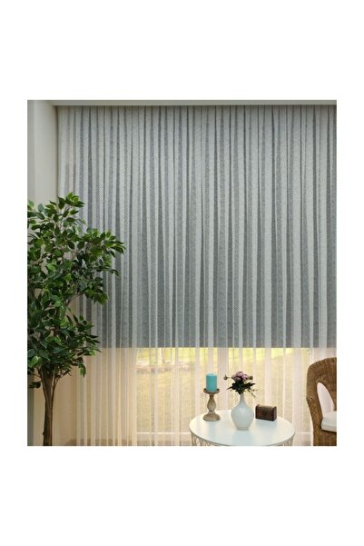 Esse Home High Grading Honeycomb Knitted Tulle - 600x260, Tight Pleat, 1/3