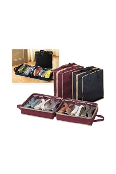 Buffer Fermuarlı Ayakkabı Saklama ve Taşıma Hurcu Valizi Çanatsı Shoe Tote