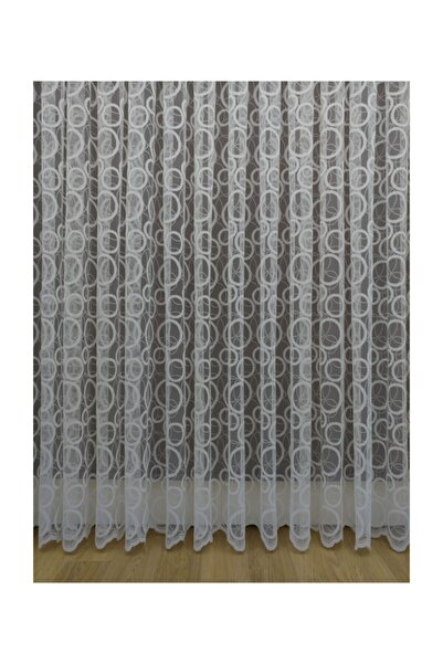 Esse Home Sport Pattern French Lace Tulle Curtain 450X260 Sparse Pleat 1/2