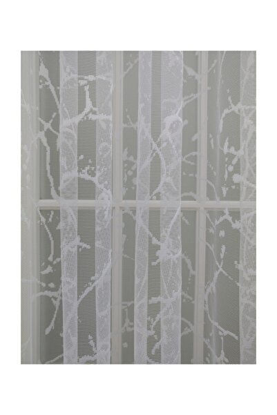 Esse Home Perdea din tul cu dantelă franțuzească cu model sportiv, 450x260, p...