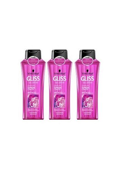 Gliss Supreme Length 400 ml Shampoo - 3 Pieces