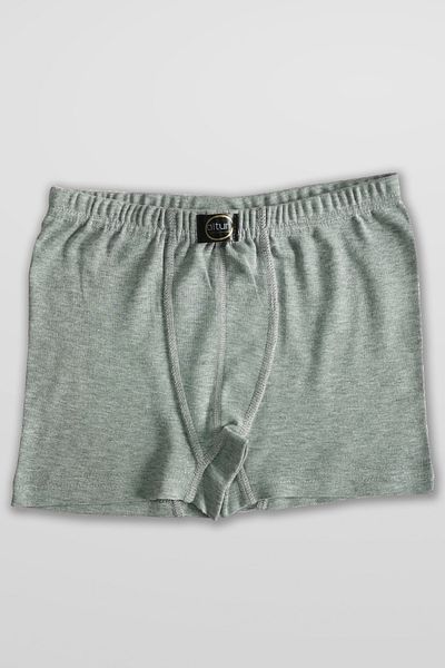 ali altun iç giyim Boys' Gray Combed Cotton Boxers