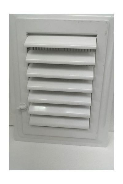 CAM MENFEZCİM 35 * 55 Plastic Bathroom and WC Ventilation Vent / Shutter Easy Installation ( Open - Close )