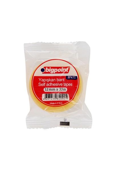 Bigpoint Stationery Tape 12 Mm X 33 M Box of 12