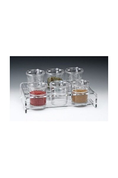 Zicco Lokanta Otel Tipi Sosluk Reçellik Baharatlık Seti Standı