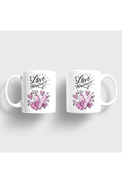 Bilge Store أنا أحبك مجموعة القدح