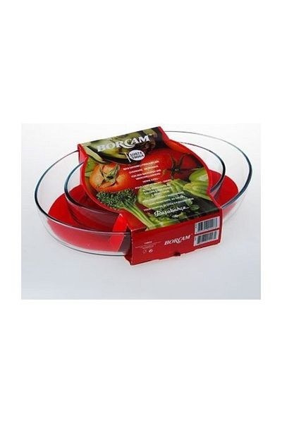 Paşabahçe 159033 2 Piece Oval Pyrex Set - Pyrex Baking Tray