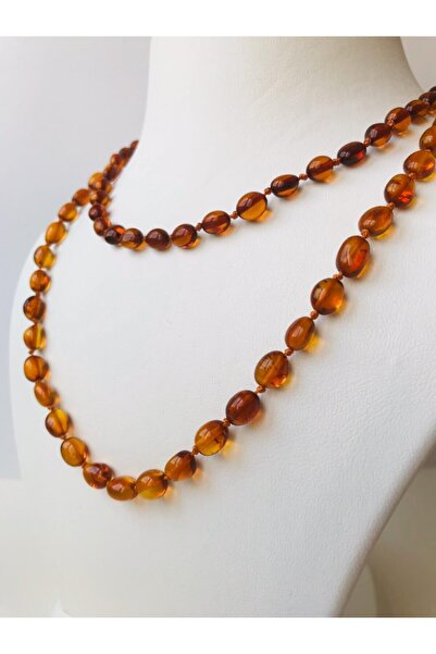 NİSSBEBE Certified Original Amber Necklace Set for Mother and Baby