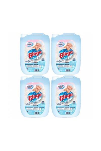 Bingo Soft Çamaşır Yumuşatıcı Kuzumun Kokusu 5 Litre 4 Adet