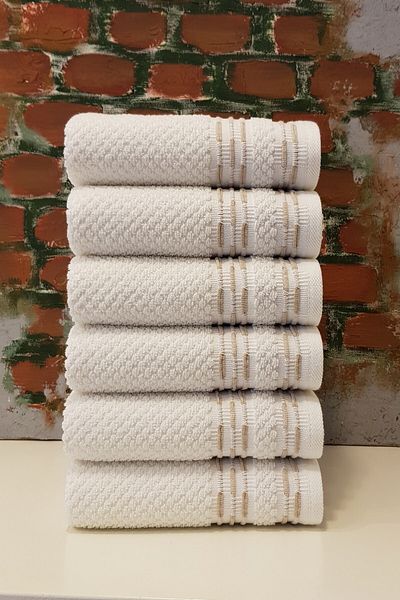 Özdilek Bronie 6-Piece Towel - beige