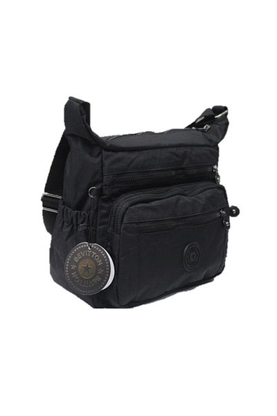 Bevitton Crinkle Bag Women's Shoulder Bag Fabric Bag B4100black