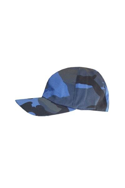 LEADER TRADE Summer and Winter Camouflage Hat - with Ears, Blue, Pack of 10