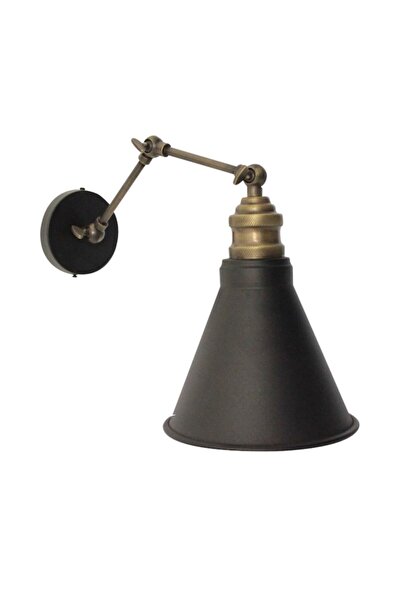 Rsylight شمعدان حائط ريفي أسود - عتيق، مفصلي، RT6011000