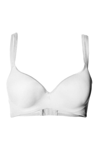 NBB 3576 Kadın Elastan Micro Kaplı Destekli Sütyen Beyaz