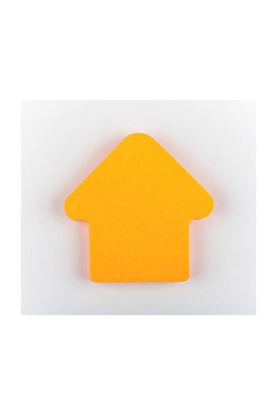 Bigpoint Shaped Note Paper Arrow 75 Sheets of Smurf (12 Pieces)
