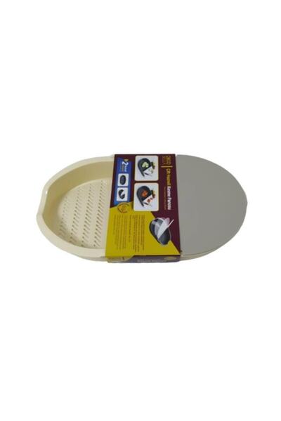 NRC لوح تقطيع كريمي بغرفة مزدوجة من ديكوبيلا