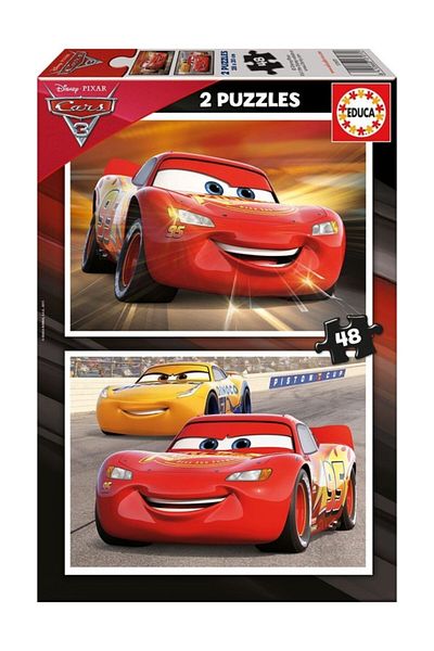EDUCA Puzzle 2x48 Pieces Cars 3 17177