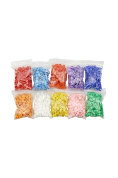 Generic Brand 100 Pieces of Pigeon Foot Clips in Package with Color Options