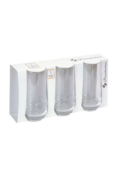 Paşabahçe 3-Piece Allegra Soft Drink Glass 470 Cc