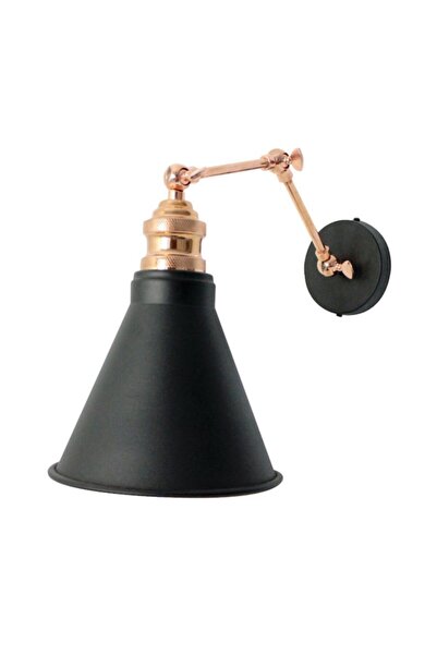 Rsylight أسود ريترو ريفي النحاس - الشمعدان الجدار البهلوانية Rt5086