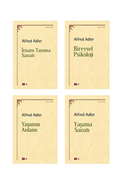 Tutku Yayınevi Alfred Adler Seti - 4 Kitap - Psikoloji, Felsefe, Freud