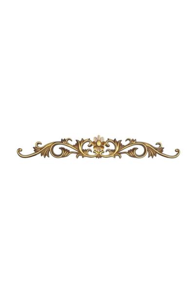 Decomarket Decogold Kahve Eskitme Papatya Motif 10*65 cm