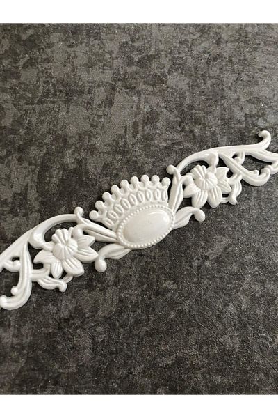 Decomarket Paintable Decorative Motif Small Door Crown