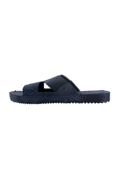 GEZER 8025 Navy Blue Beach Pool Bathroom Daily Men's Slippers 1