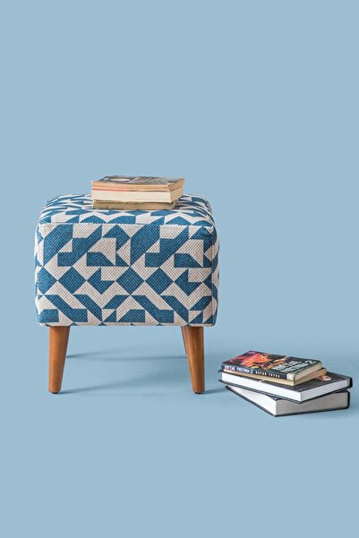 Sanal Mobilya Ayza Kare Puf