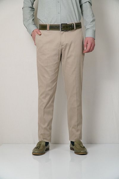 Bomonti Men's Striped Cotton Trousers