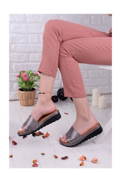Taran Παντόφλες Annabel Platinum Crystal