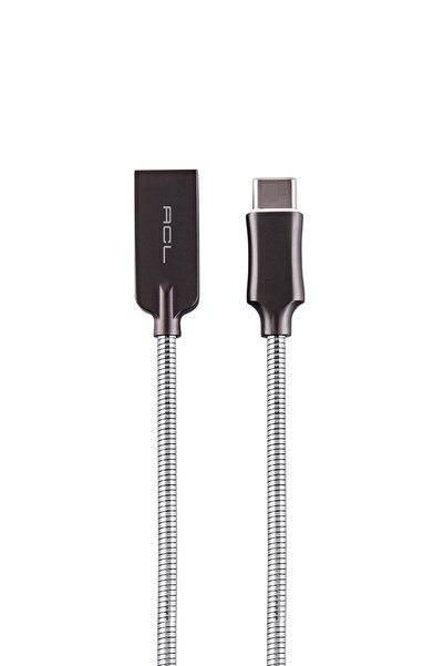 ACL Hızlı Type-c Metal Güç Kablosu 2.1a Çıkış 1mt Kablo Usb Şarj Ve Veri