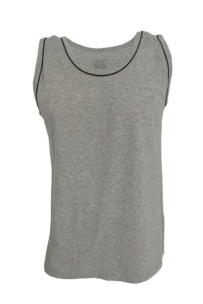 Raf Coll Μπλουζάκι Unisex Basic Striped Grey