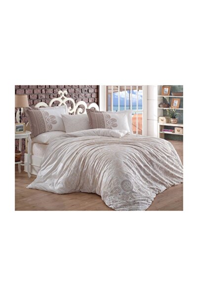 Hobby Irene Beige Double Poplin Duvet Cover