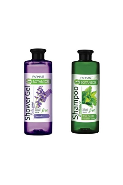 Farmasi Botanics Isırgan Özlü Şampuan 500 ml Botanics Lavanta Duş Jeli 500 ml.