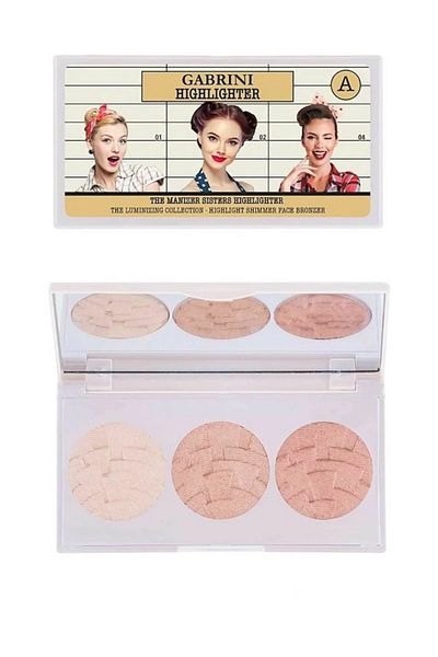 Gabrini 3-Piece Illuminator Palette - Highlighter A8696814073990