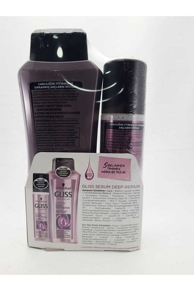 Gliss Deep-Repair Serum and Liquid Conditioner - Easy Combing