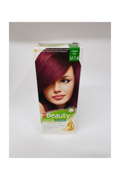 MM Beauty Bitkisel Saç Boyası Vişne Kızılı M14